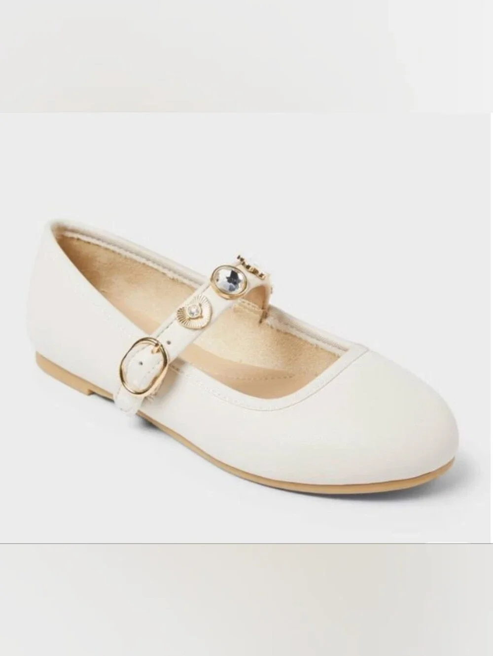 Cat & Jack Kids' Marla Charm Ballet Flats